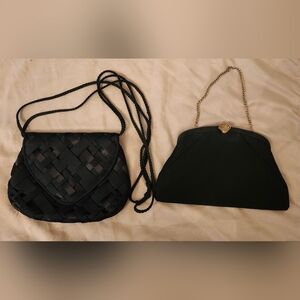 Two Black Evening Bags